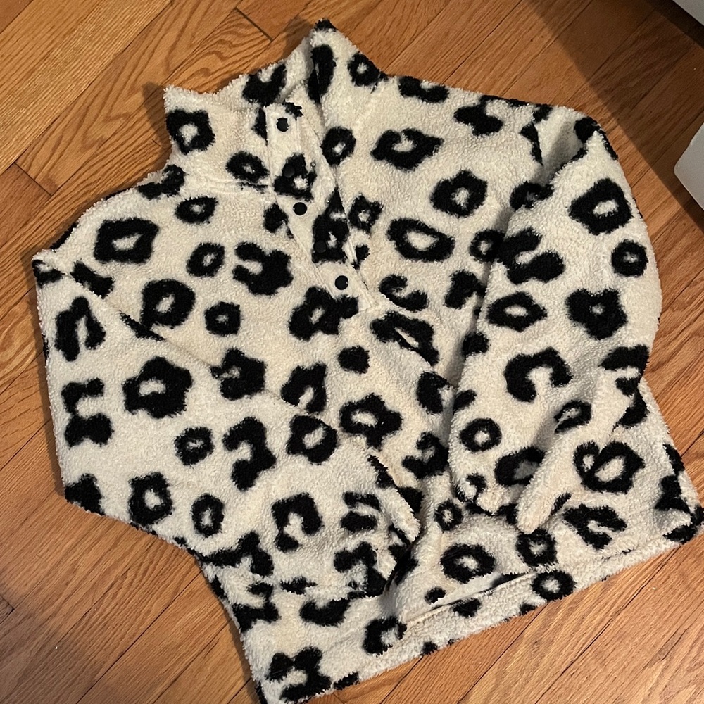 Leopard Print LOFT Fleece Jacket